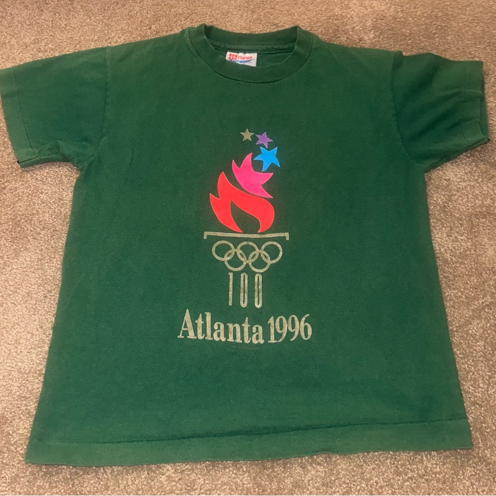 Vintage Atlanta Olympics 1996 Kids T-Shirt
